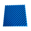 Noppenschuim 50x50x3 blauw fijn ppi 30