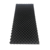 Noppenschuim 100x50x4 zwart grof ppi 10